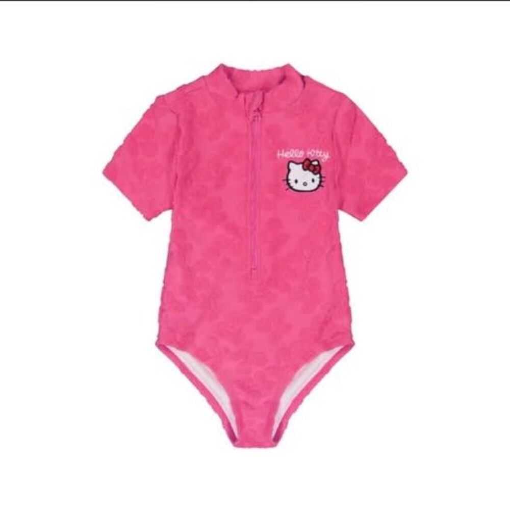 Hello Kitty One-Piece Swimsuit nwt 4T 50+ spf